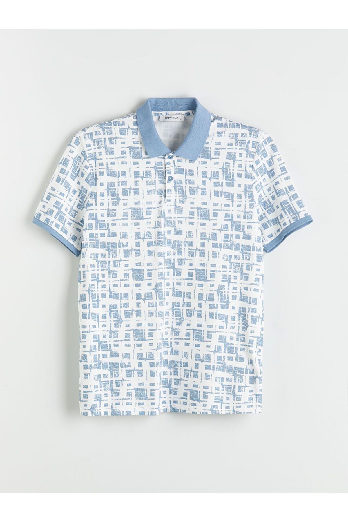 LC Waikiki LCW Vision Polo Yaka Desenli Erkek Tişört