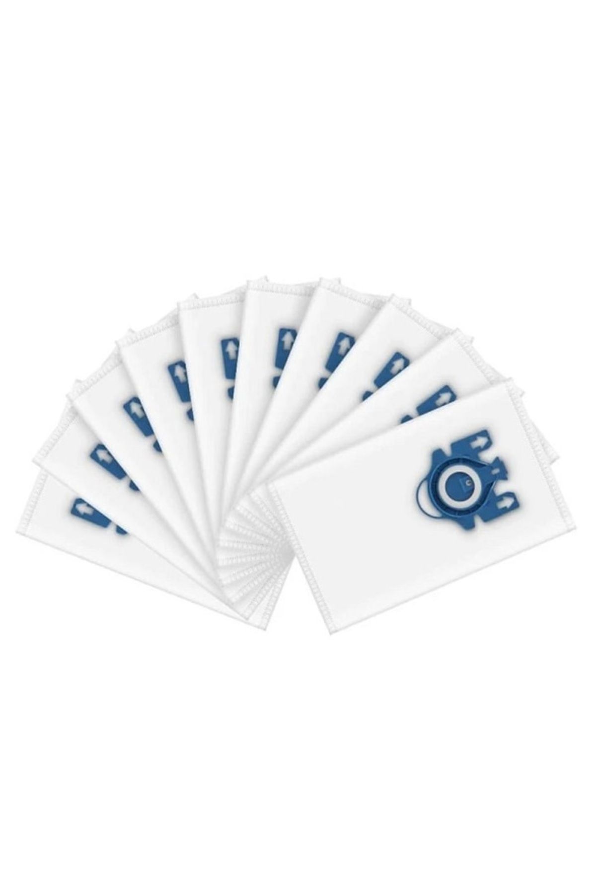 DAO Set 10 Saci Aspiratoare Compatibile Miele Hyclean 3d Gn Pro 18, 22, 32 Multistrat Dao 17x29cm - One Size