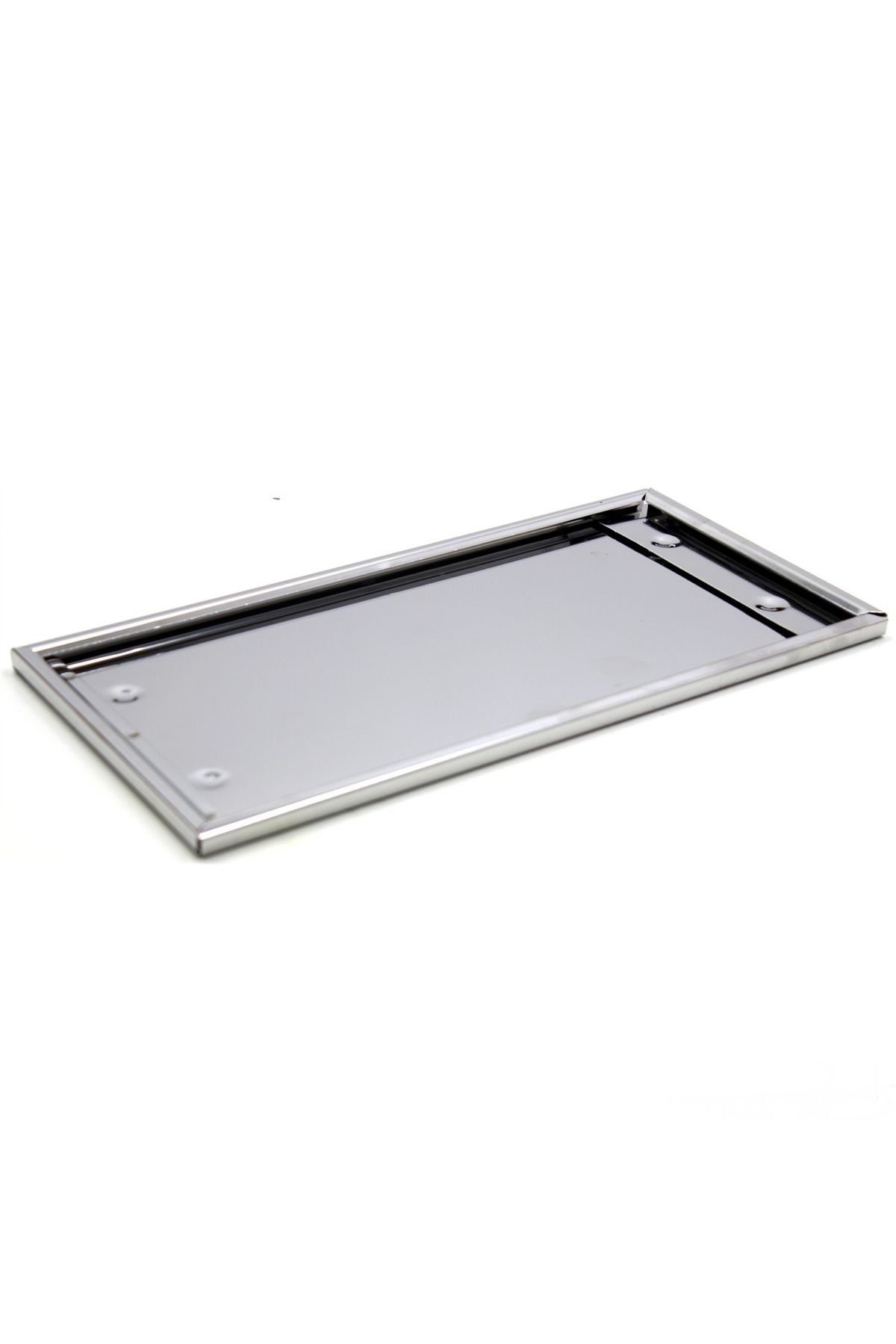 BORATİC Dikdörtgen Krom Plakalık Araba Plaka Altlığı 30x16cm