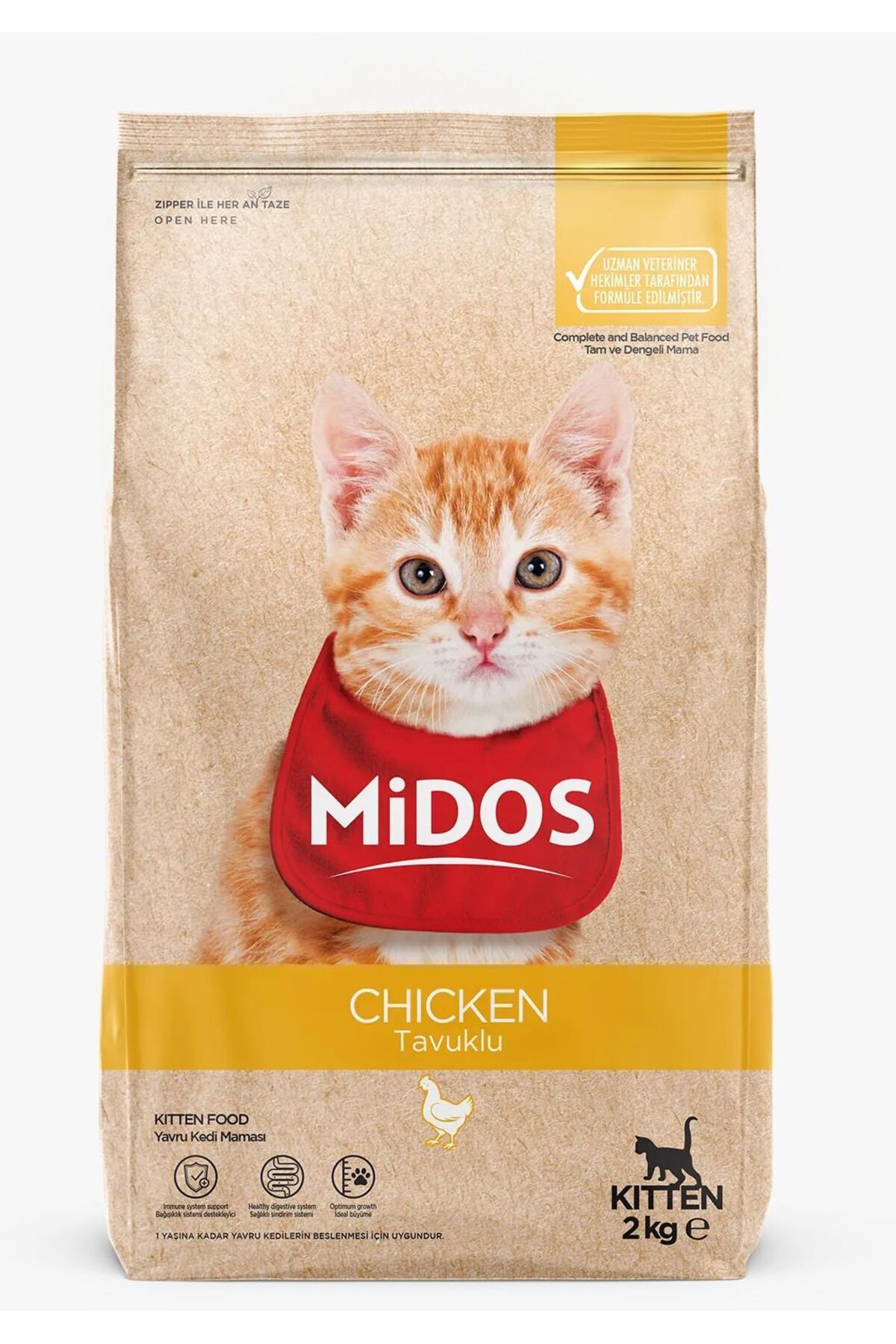 PERİTAS - Midos Tavuklu Kedi Maması 2kg
