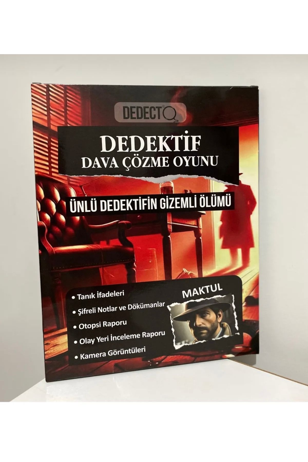 Ramilabutik Ünlü dedektifin gizemli ölümü , dedektif oyunu kutu oyunu cinayet çözme oyunu