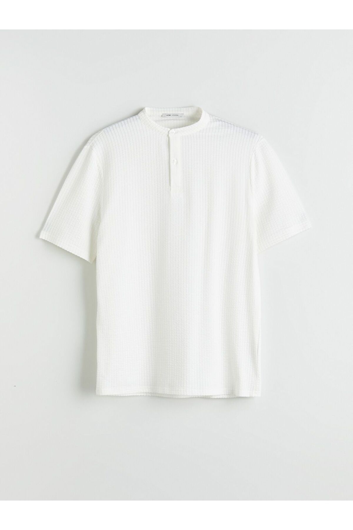 LC Waikiki-Ανδρικό μπλουζάκι LCW Vision Judge Collar 5