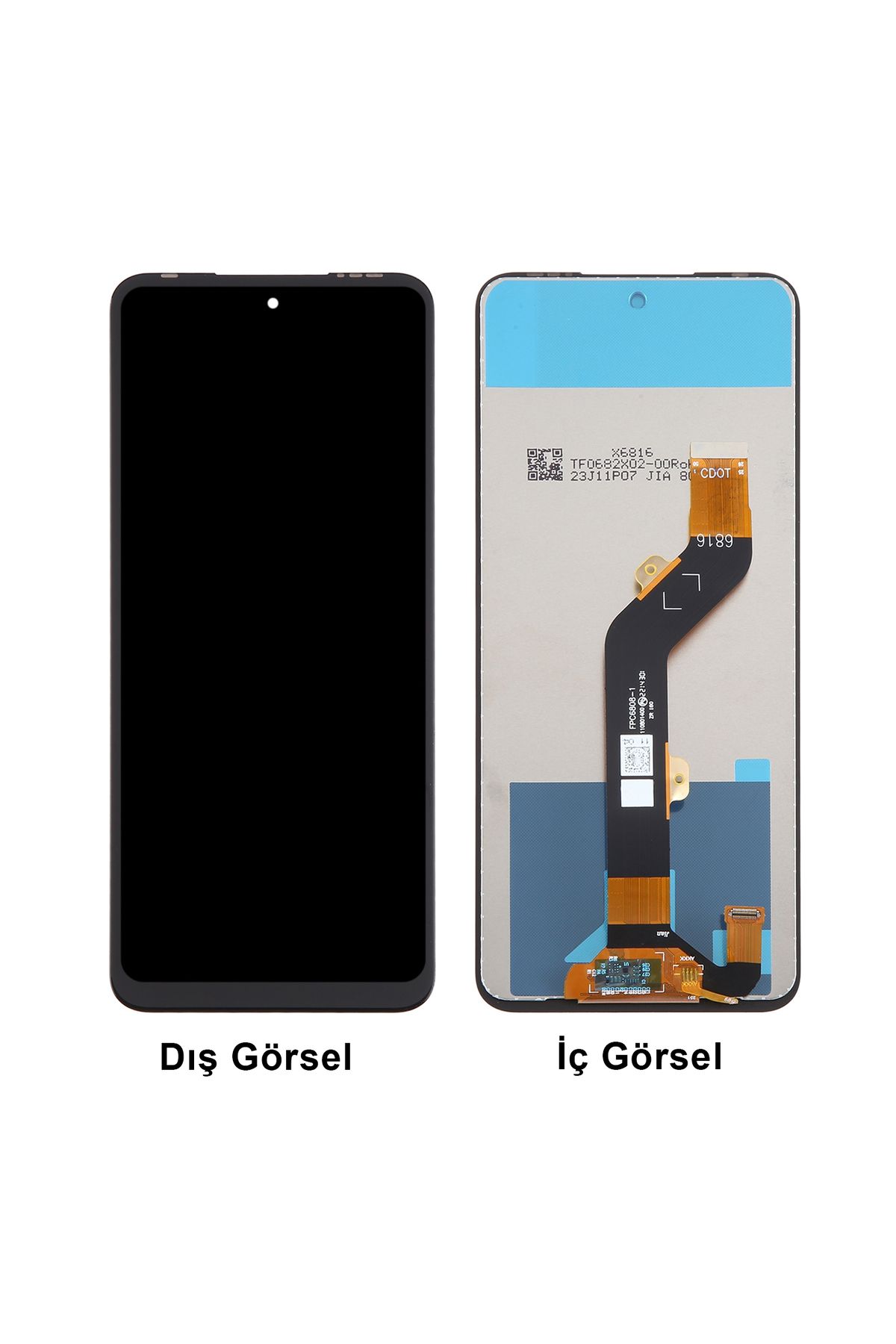 Teknonet Tecno Pova Neo 2 Uyumlu Org Lcd+Dokunmatik (Siyah)