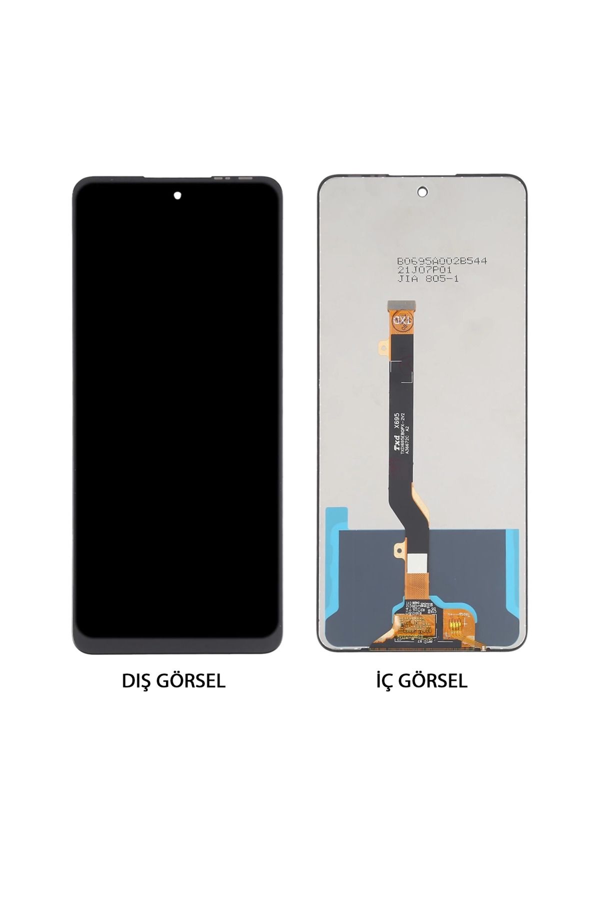 Teknonet Tecno Spark 8P Uyumlu Org Lcd+Dokunmatik (Siyah)