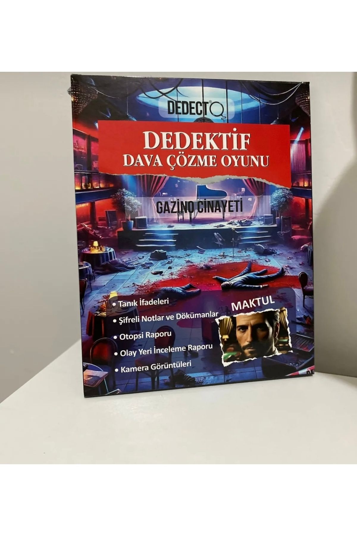 Ramilabutik Gazino cinayeti, dedektif oyunu kutu oyunu cinayet çözme oyunu
