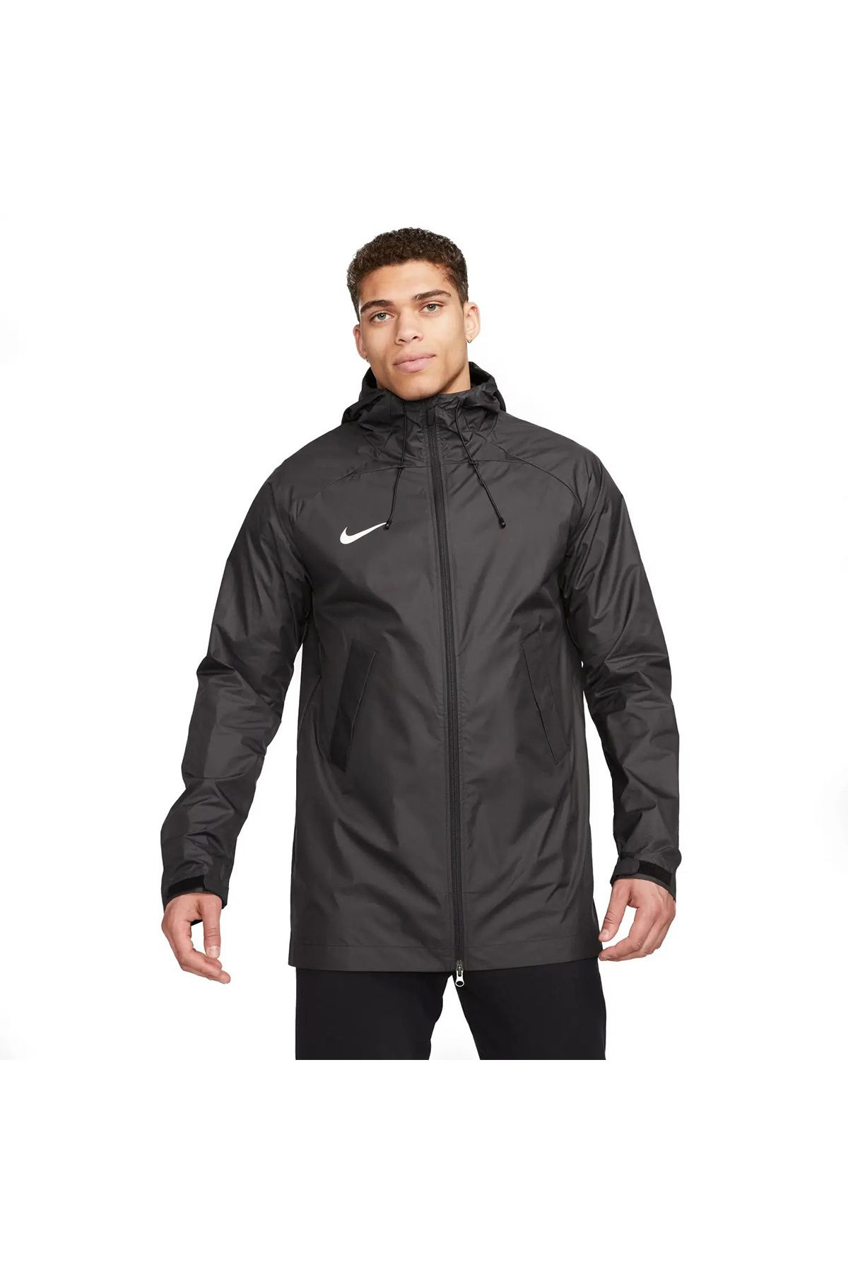 Nike Storm-Fit Academy Pro Erkek Siyah Kapüşonlu Ceket