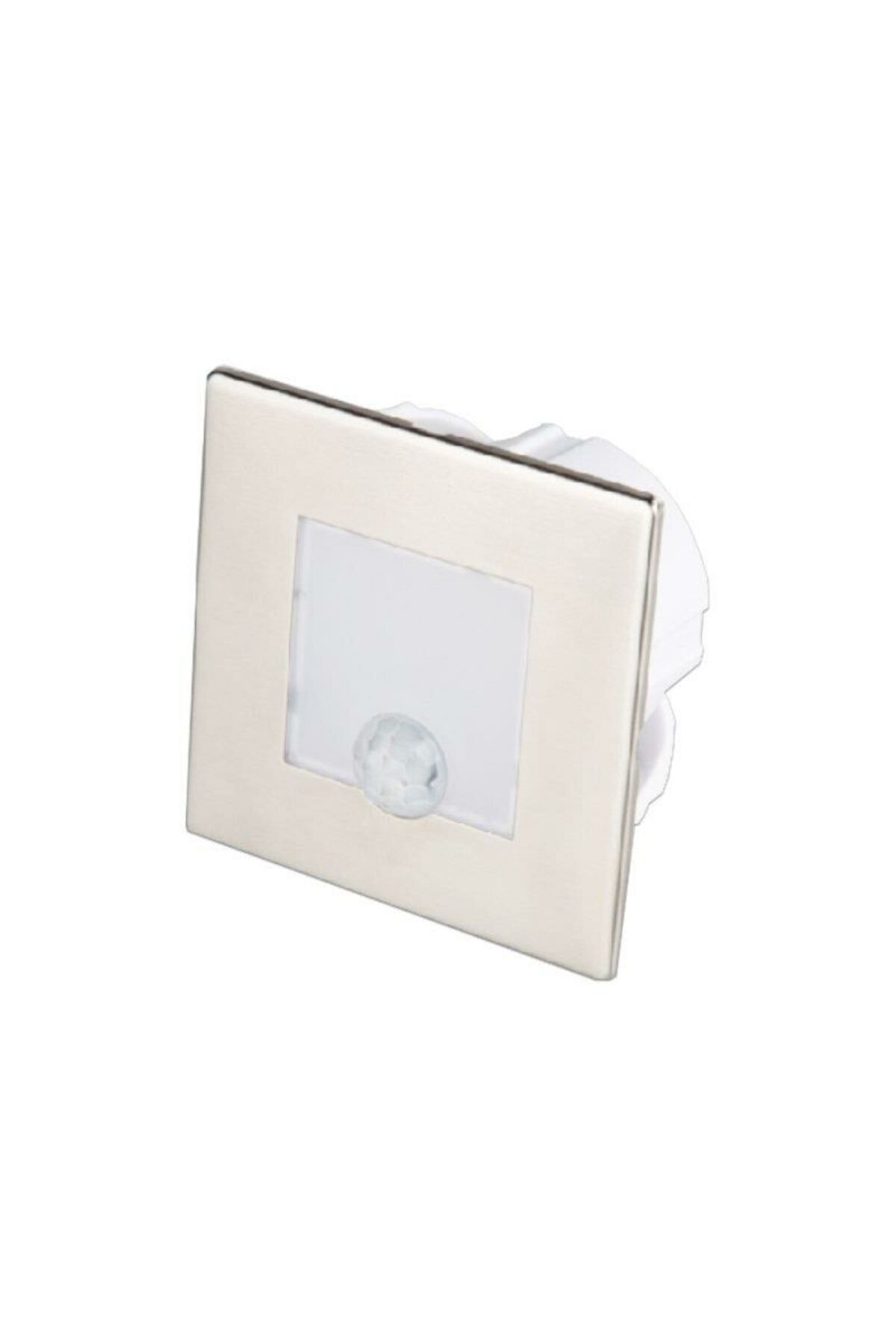 SerenityHaven Ct-5173 1.5 Watt Saten Kasa Sensörlü Koridör Armatürü Beyaz