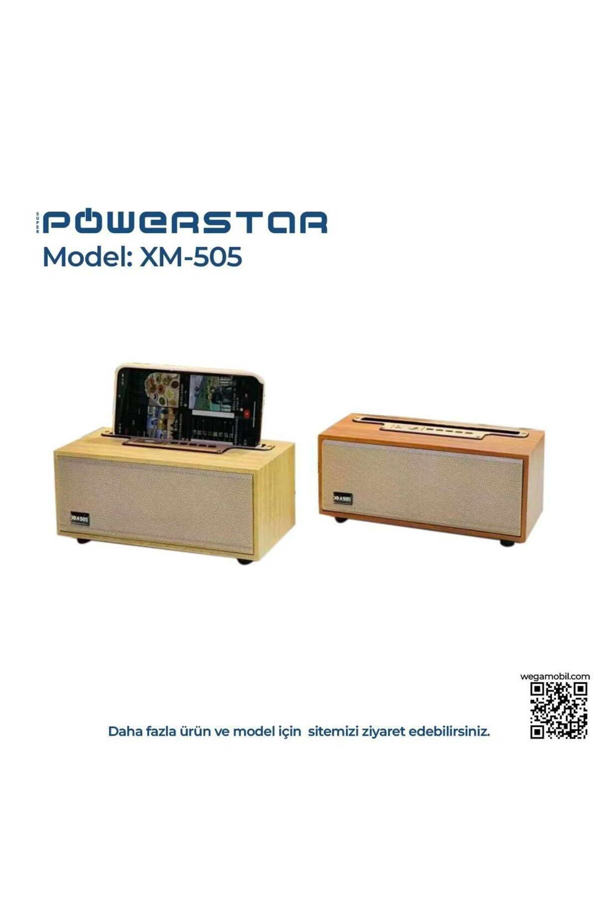 Powerstar RADYO NOSTALJİK XM-505 BLUETOOTH - USB - HAFIZA KARTI - RADYO