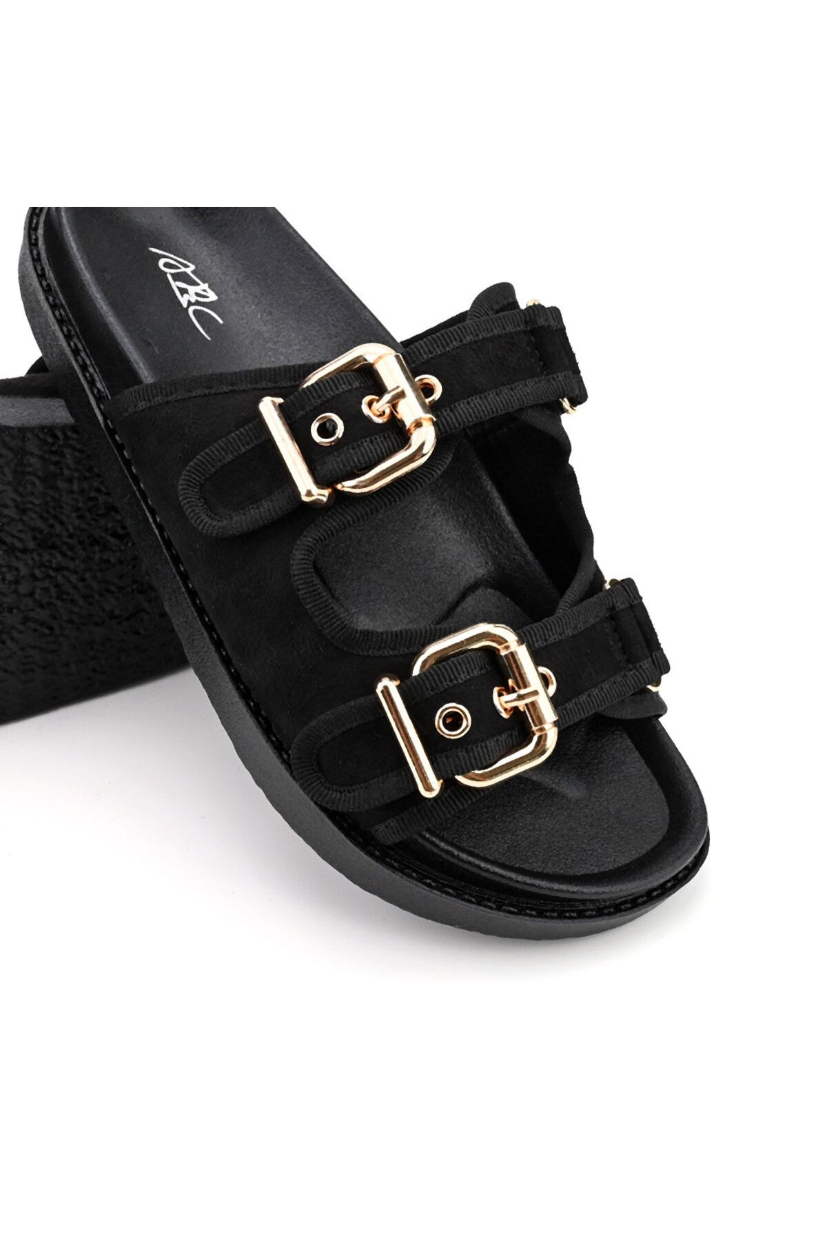 Tmall-Women's Casual Slippers, Made of Eco-leather, SP115, Black 4