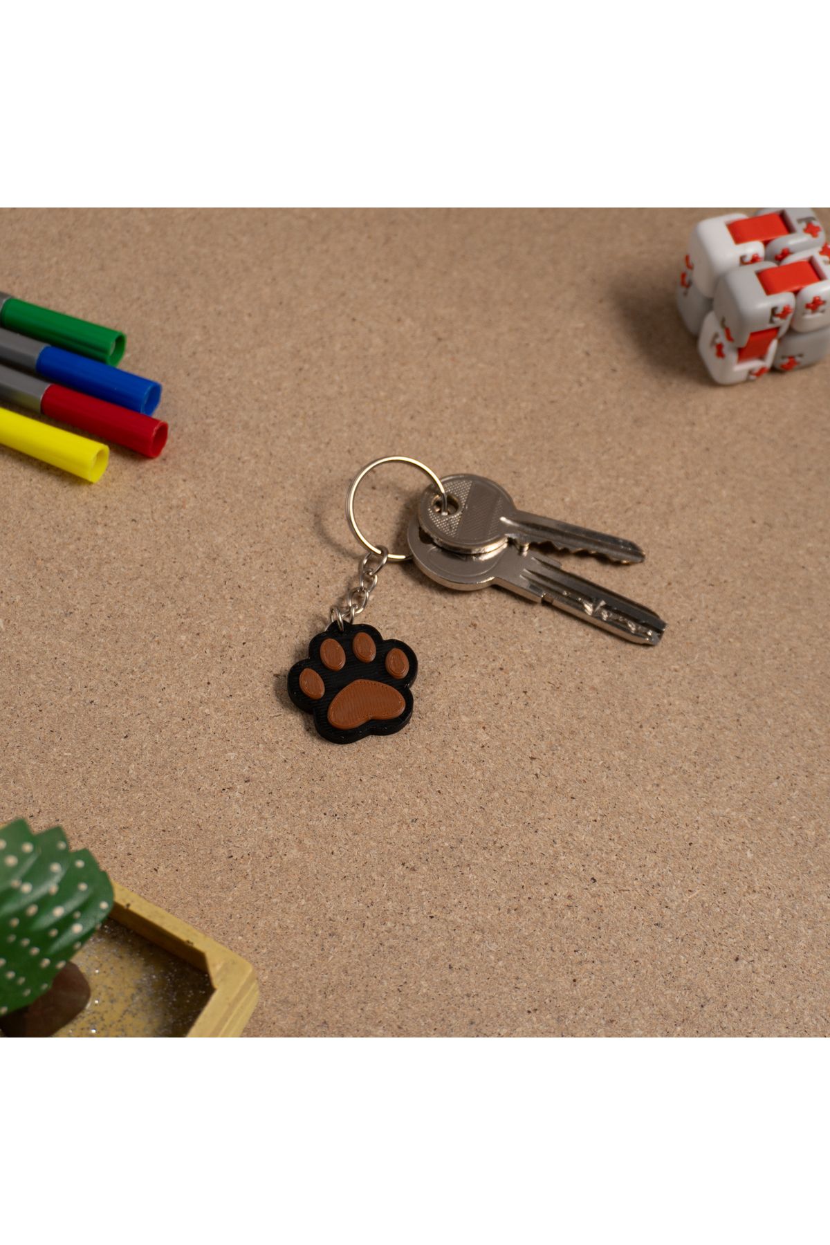 Craftory 3D Sevimli Pati Anahtarlık