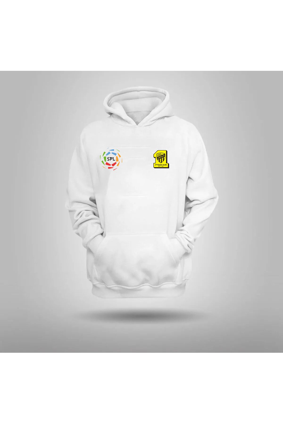 Pisa Art Al-İttihad Suudi Arabistan Pro Ligi Özel Tasarım Taraftar Kapşonlu Sweatshirt