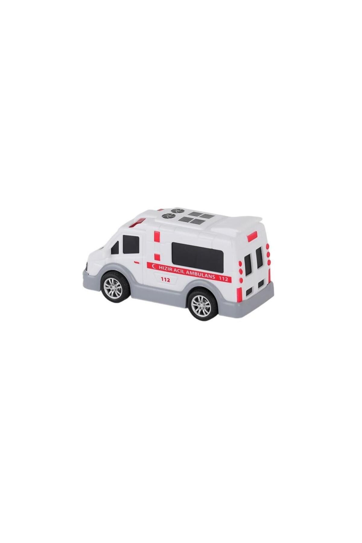NW NessiWorld Nessiworld URT004-01 Şehrin Kırılmazları Sürtmeli Ambulans -Birliktoys