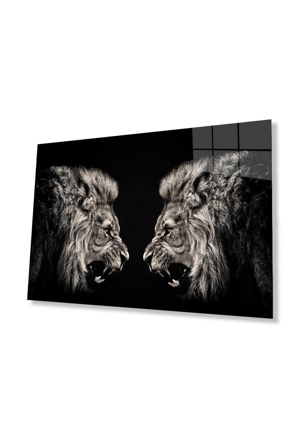 idealizbiz Aslan Cam Tablo 4mm Dayanıklı Temperli Cam