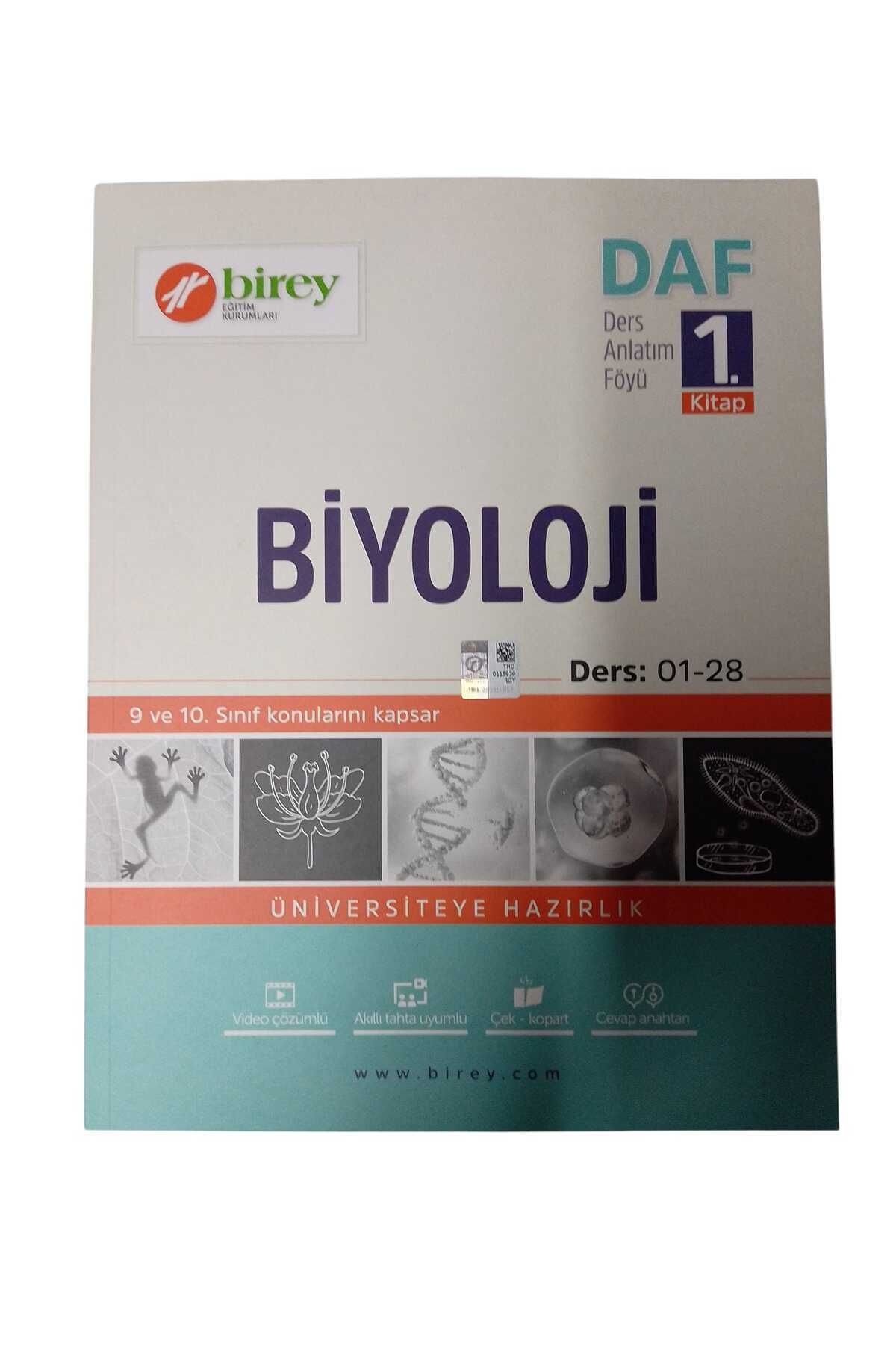 Evrensel İletişim Yayınları Birey Biyoloji Daf 1.Kitap Ders Anlatım Föyü Ders 01-28