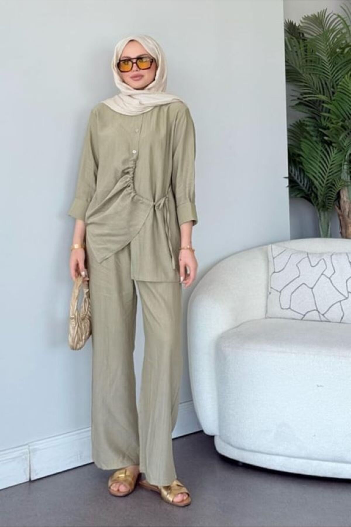 Sezi Moda Giyim Arya Pantolonlu Takım