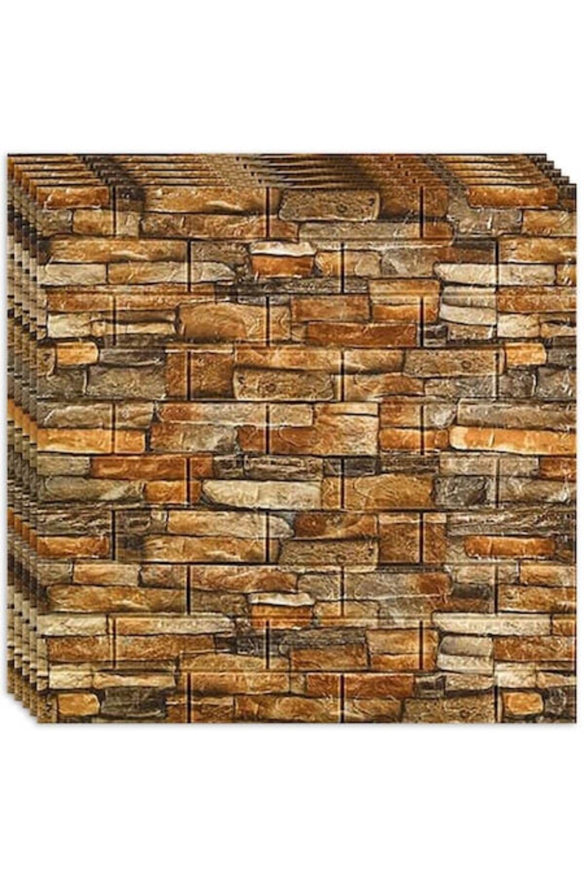 HOZRO-Set of 50 x HOZRO self-adhesive 3D wallpaper, Brick imitation pattern 1