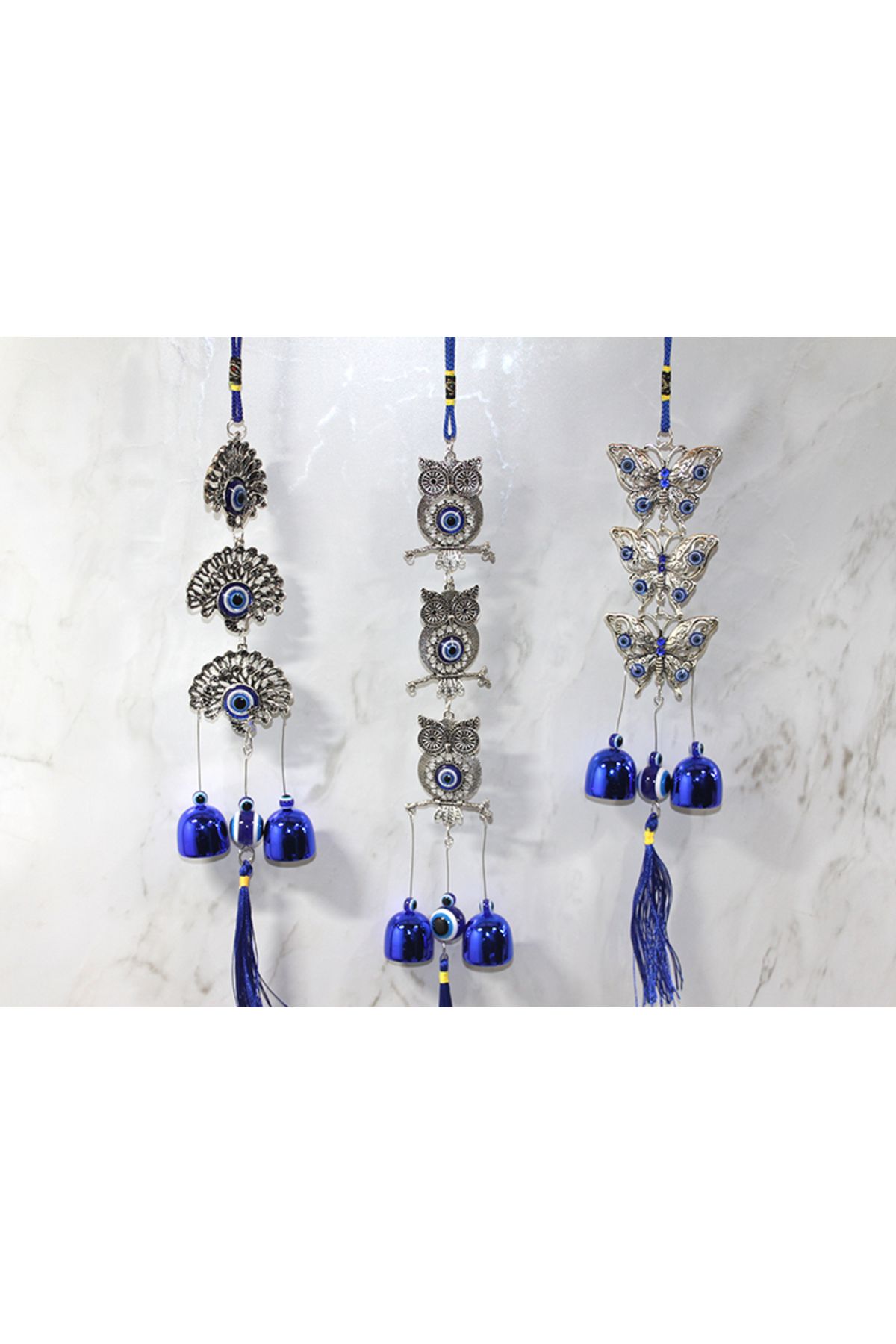 Butik Metal Nazar Boncuğu Çan Model 21