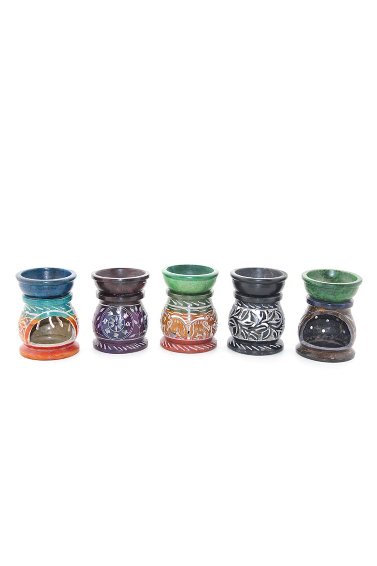 Butik Obsidian Taşı Buhurdanlık Model 6