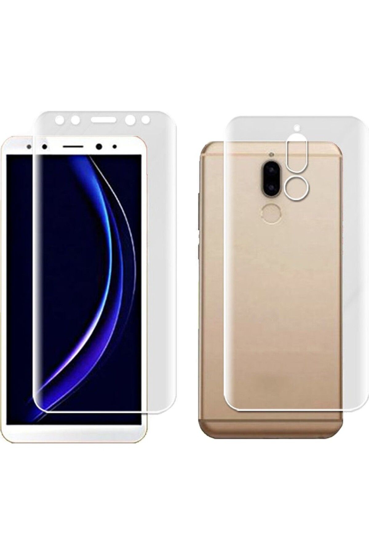 Ehr. Ehr. Huawei Mate 10 Lite ile Uyumlu Ön Arka Koruma Full Body Jelatin