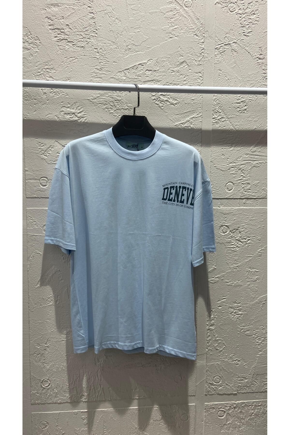 KAREA WEAR DENEVER Baskılı Oversize Erkek T-Shirt