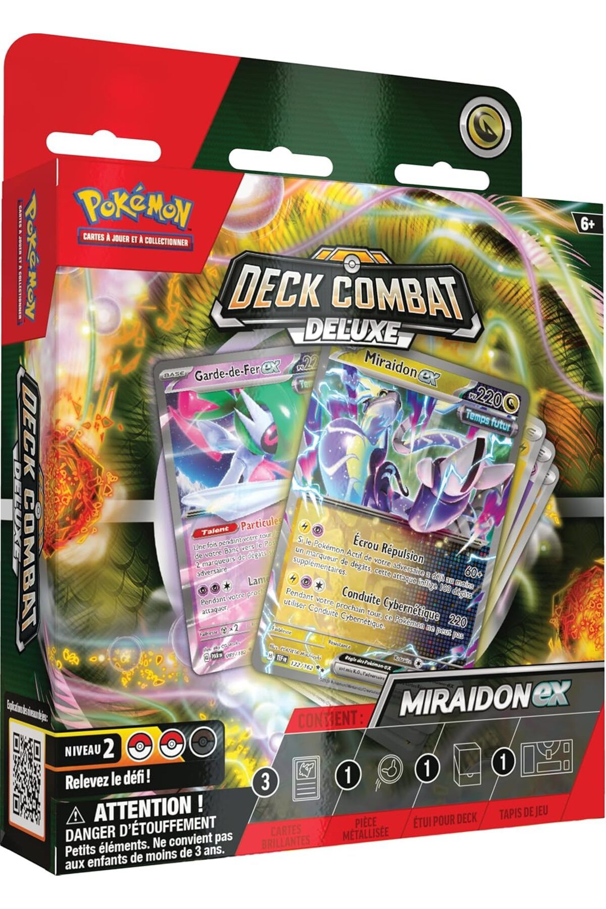Pokemon Official TCG: Miraidon ex Deluxe Battle Deck (Ready-to-Play 60-Card Deck & Accessories)