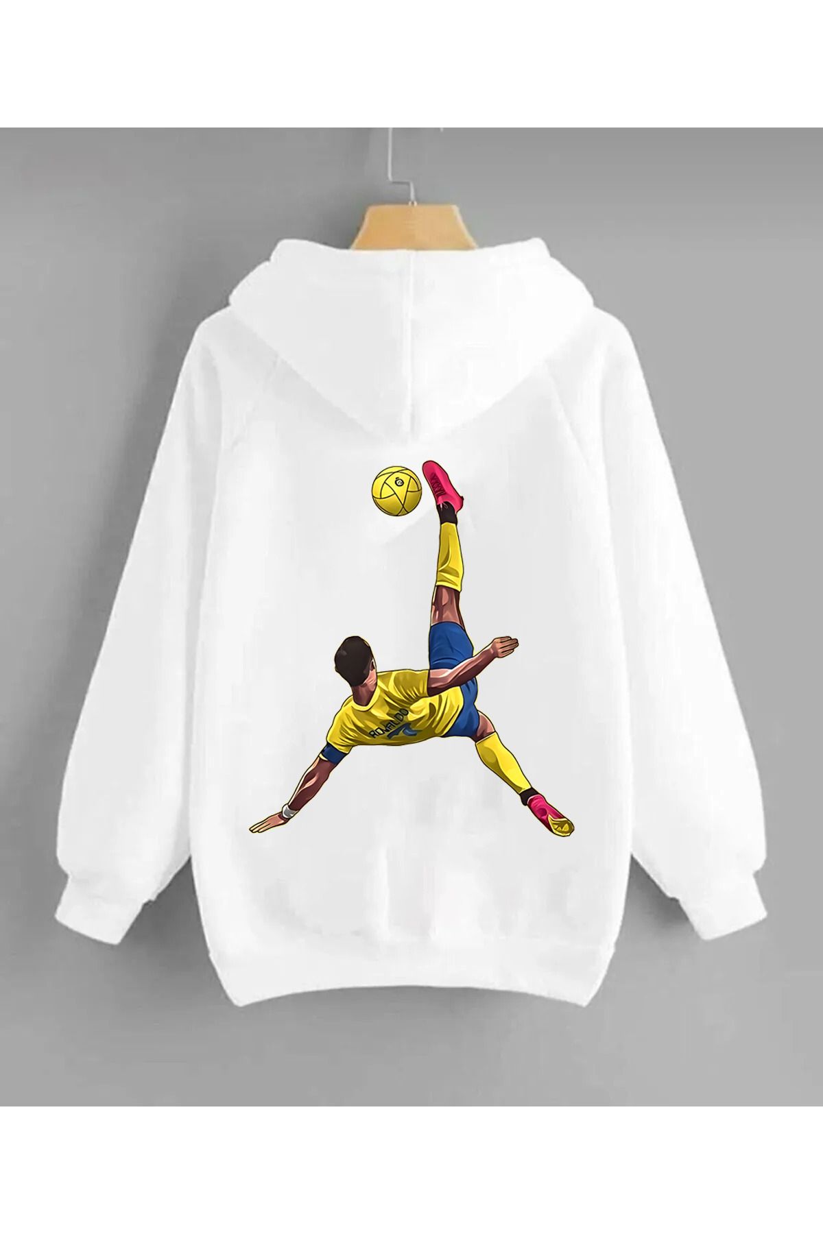 Pisa Art Al-Nassr X CR7 Röveşata Özel Tasarım Unisex Taraftar Sweatshirt