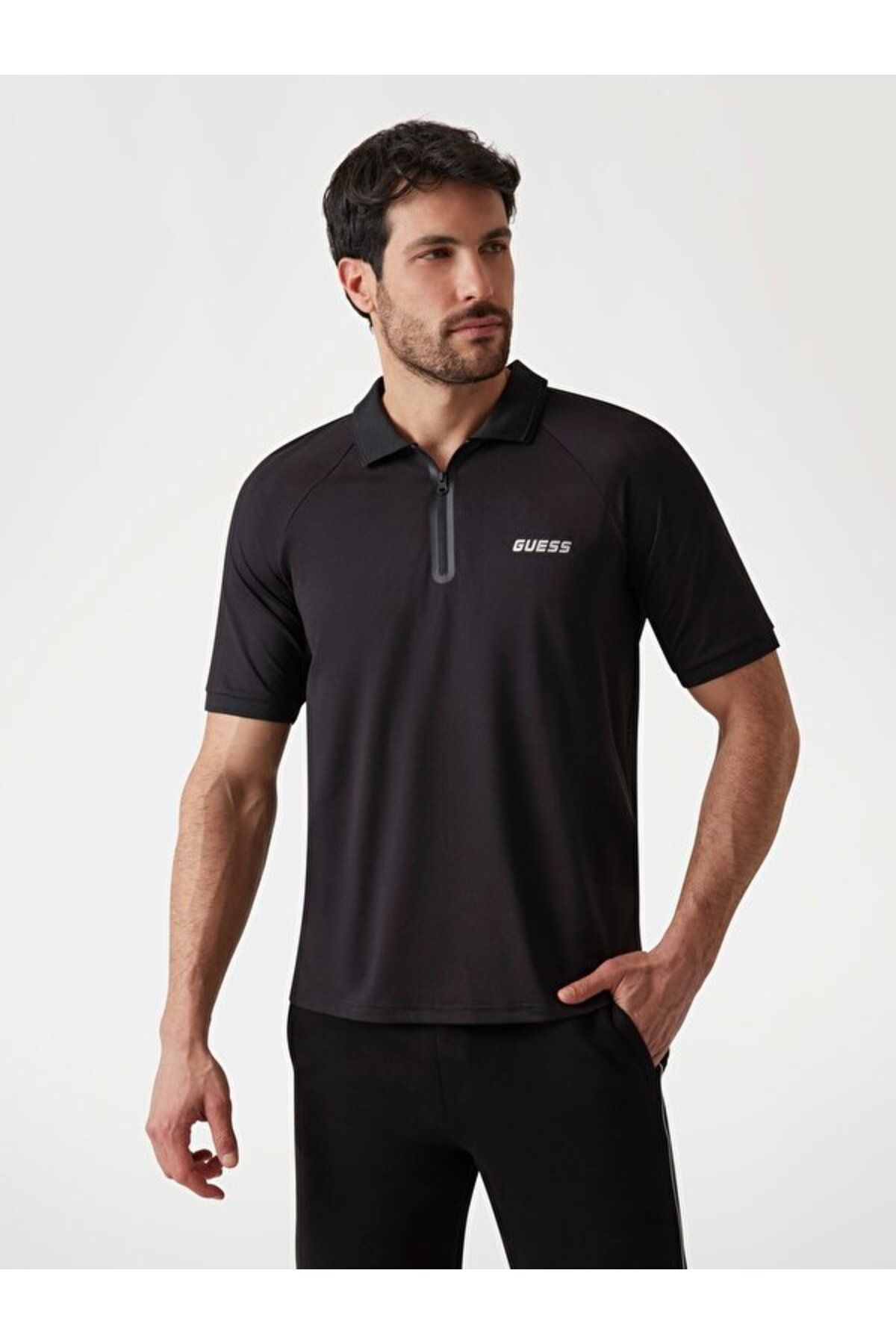 Guess Jaiss Erkek Aktif Slim Fit Polo T-Shirt