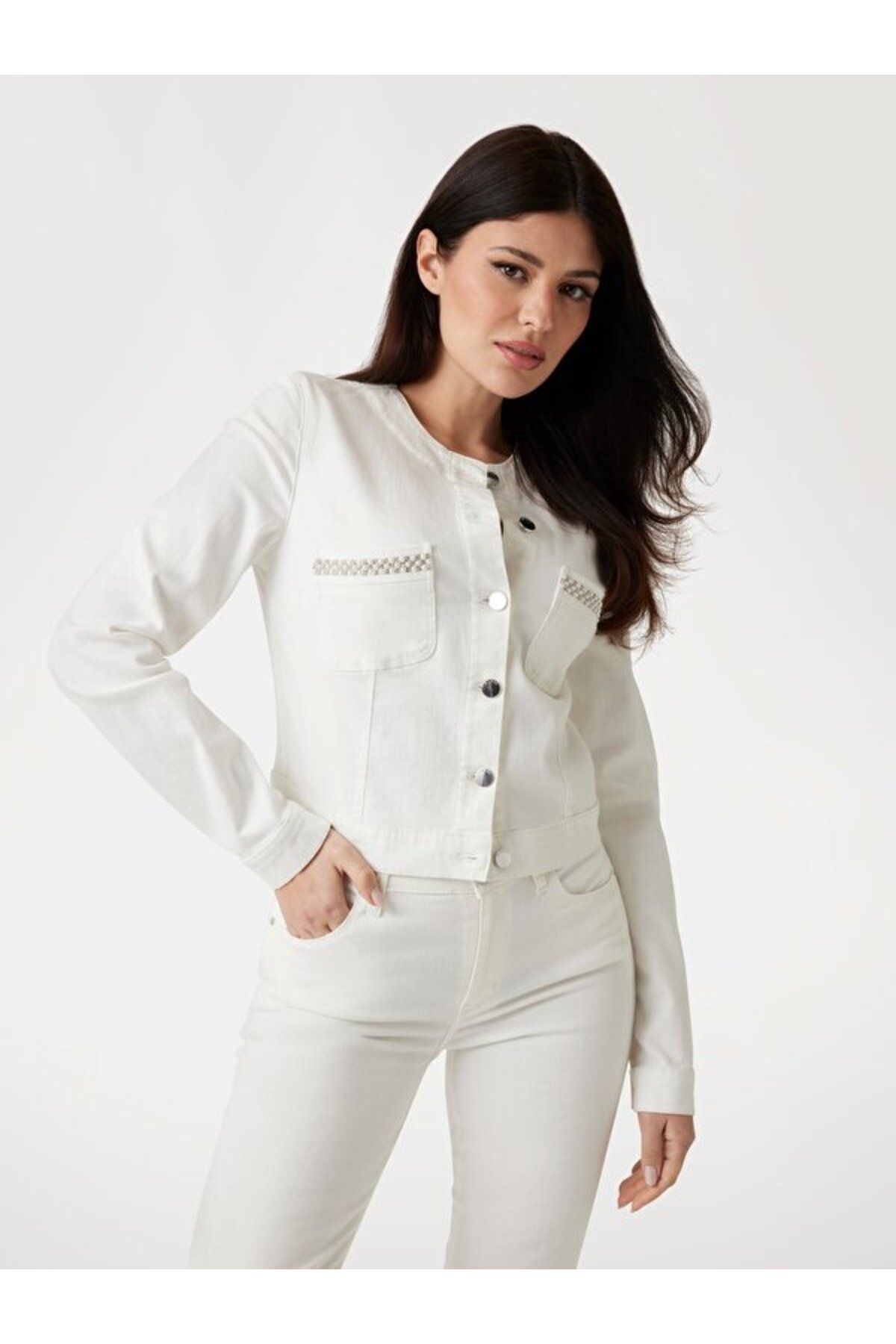 Guess Juliana Kadın Denim Ceket