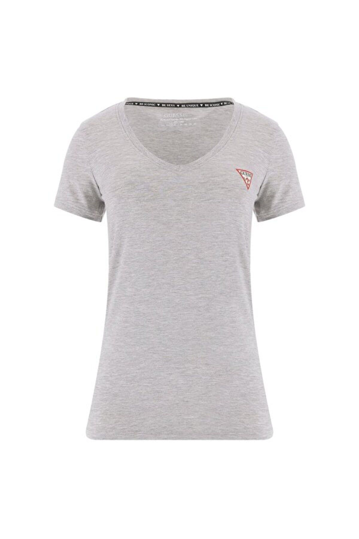 Guess Mini Triangle Kadın Slim Fit T-shirt