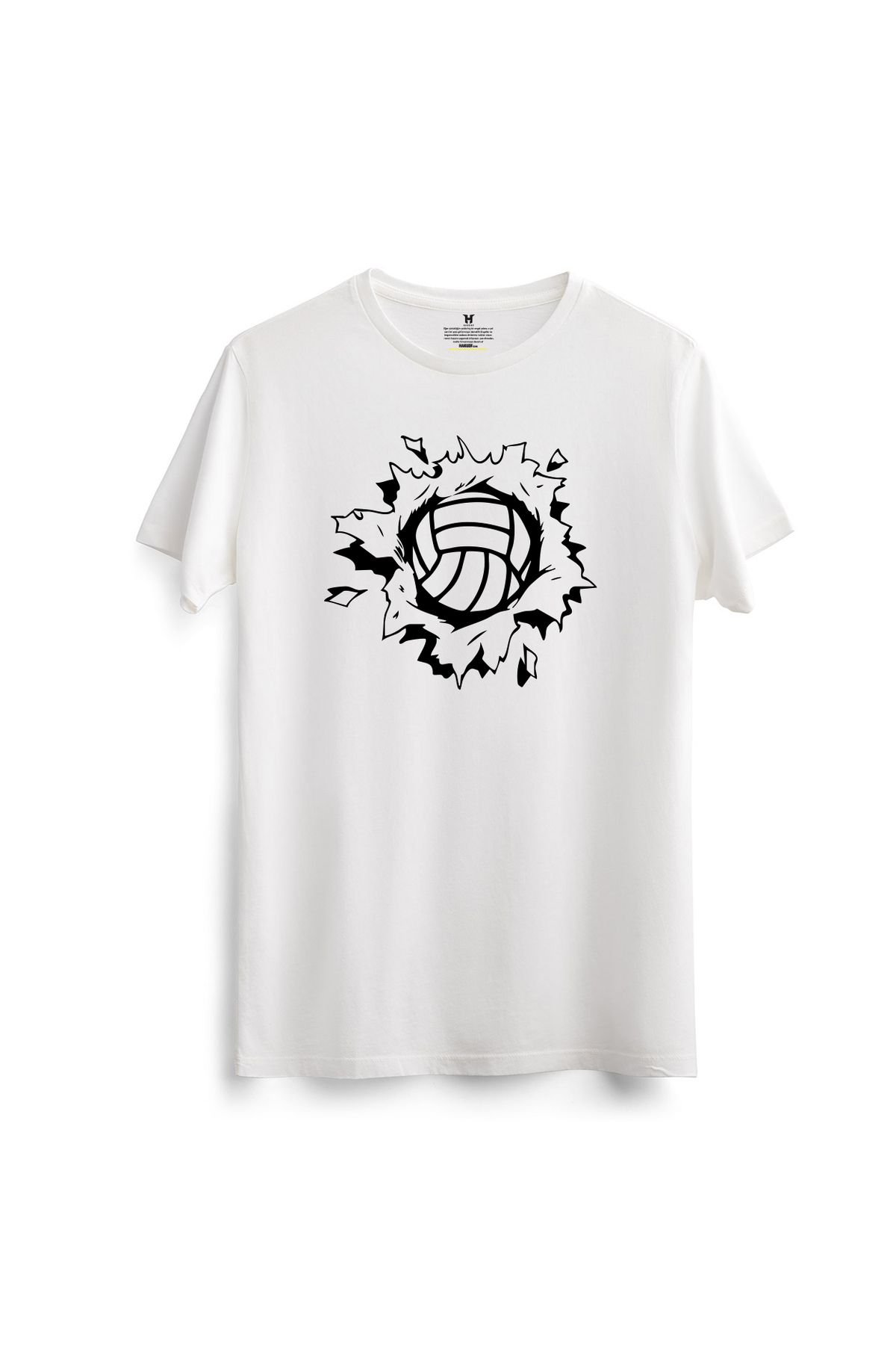 hakuof Baskılı Pamuklu Voleybol Antrenman Tişört Volleyball Design