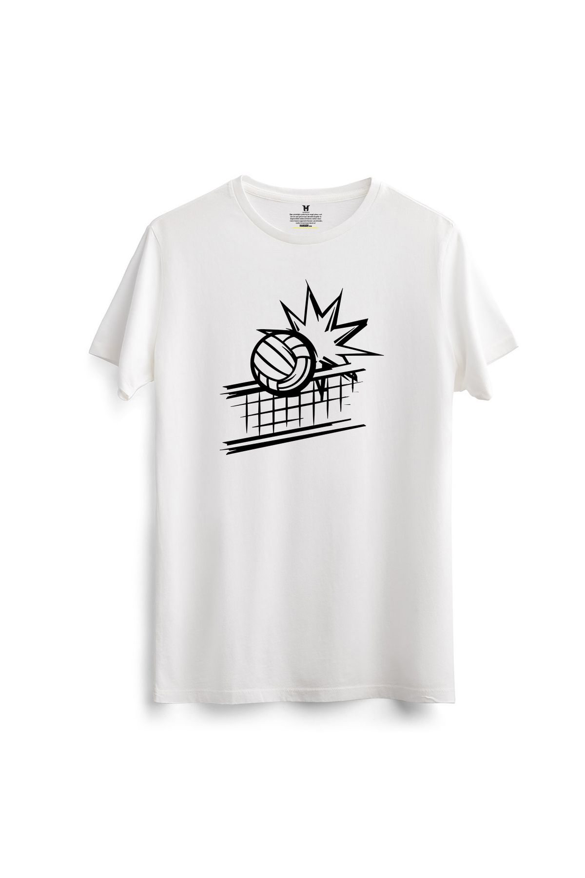 hakuof Pamuklu Voleybol Spor Tişörtü Volleyball Design