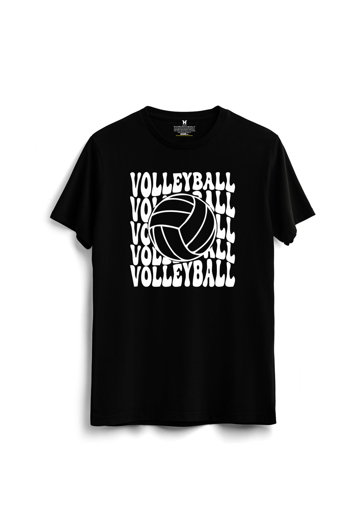 hakuof Pamuklu Voleybol Volleyball Spor Tişört T-shirtü