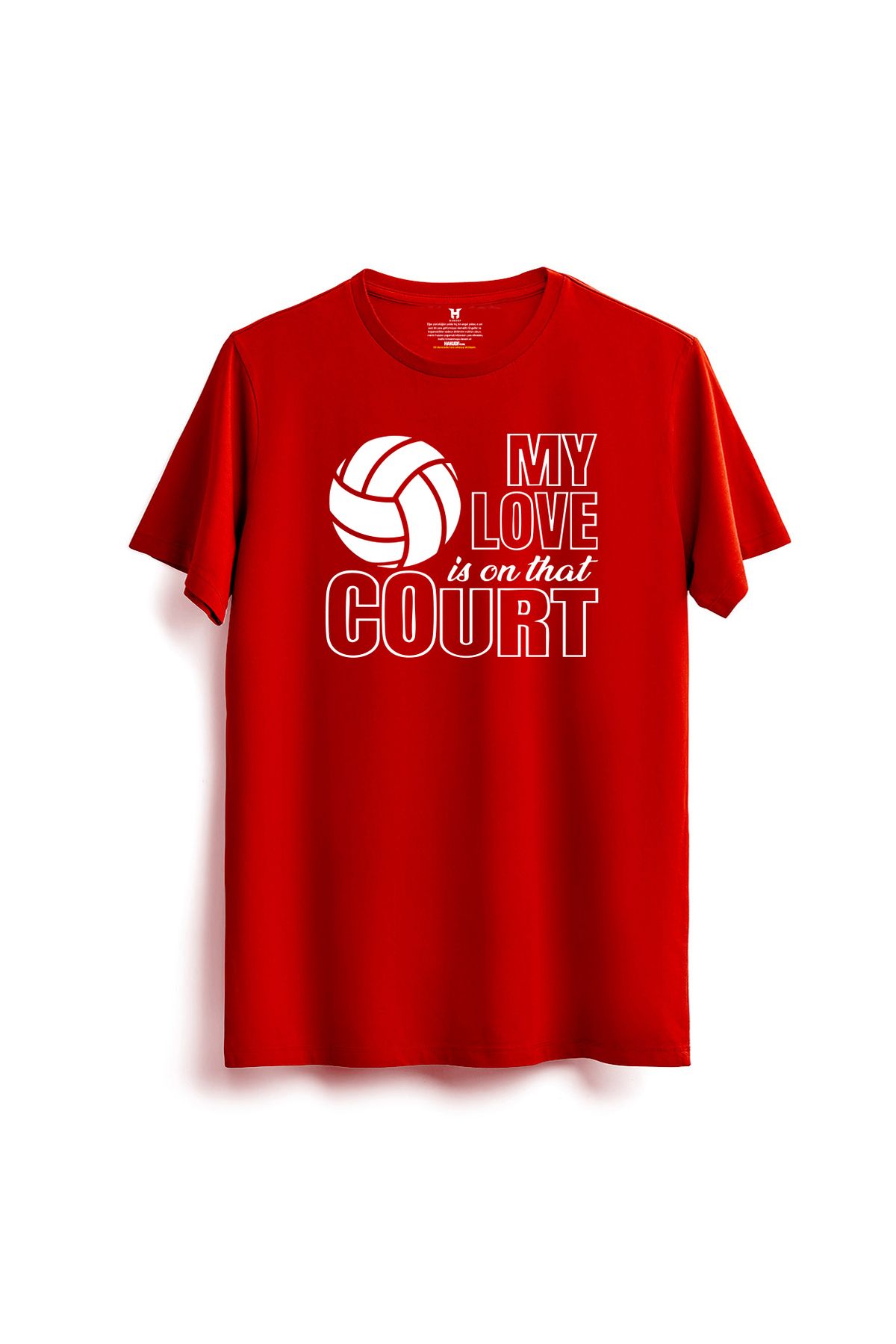 hakuof Voleybol Volleyball Baskılı Tişört T-shirt