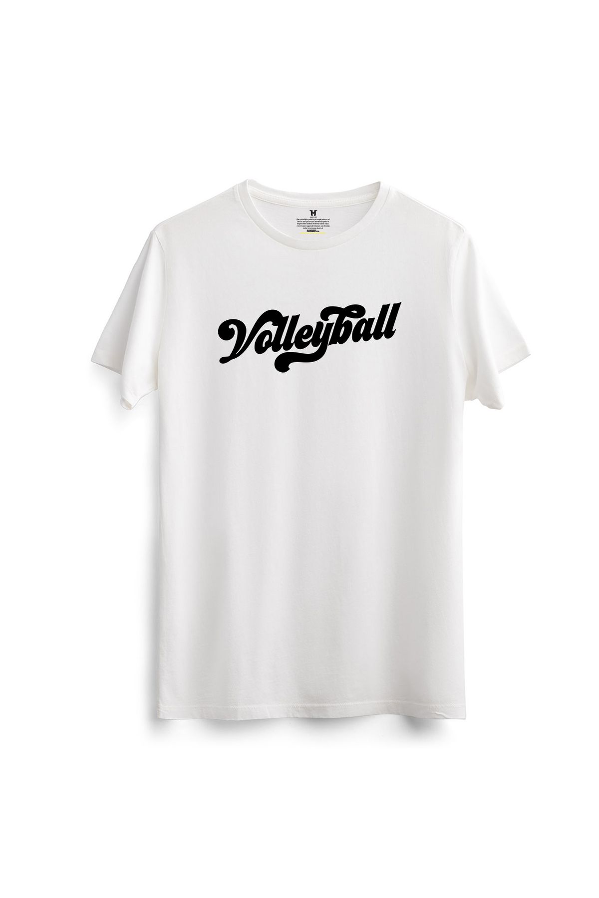 hakuof Baskılı Pamuklu Voleybol Volleyball Antrenman Tişört T-shirt