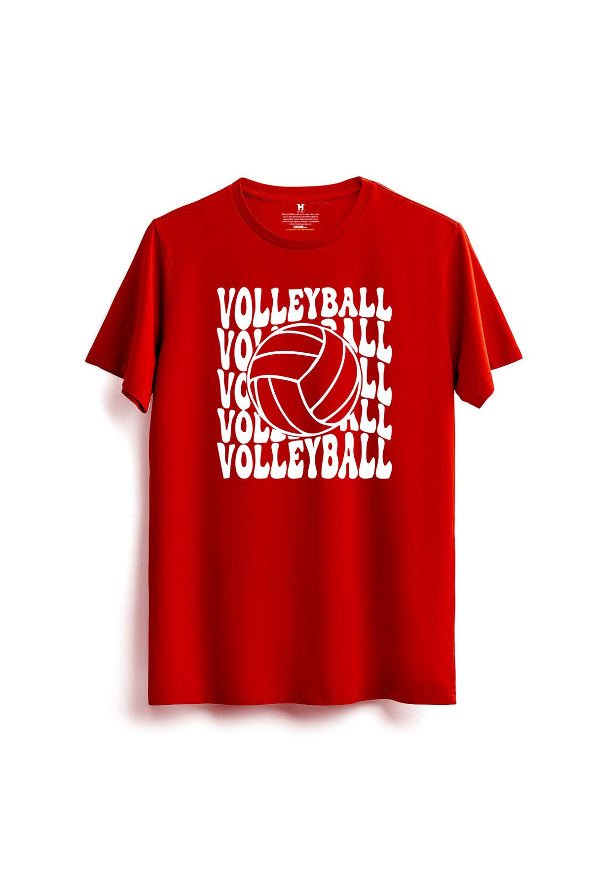 hakuof Pamuklu Voleybol Volleyball Spor Tişört T-shirtü