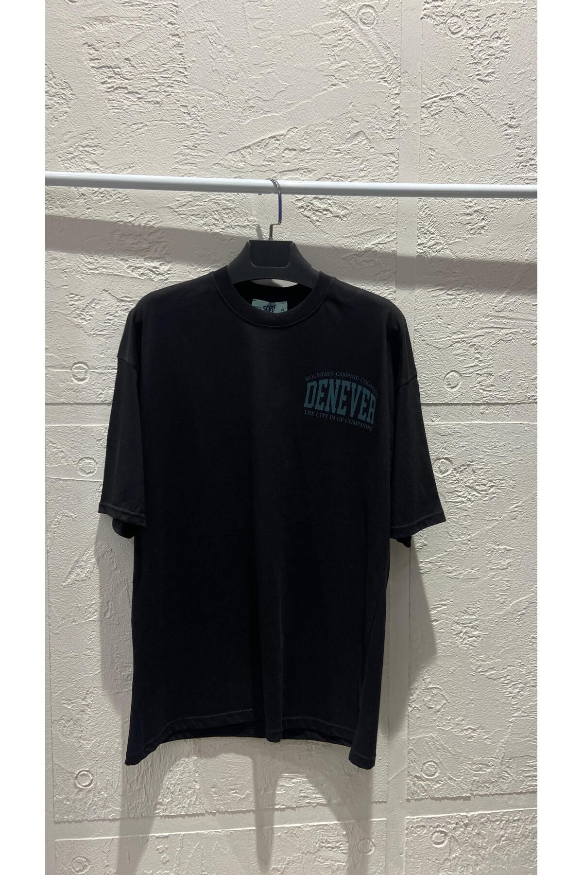 KAREA WEAR DENEVER Baskılı Oversize Erkek T-Shirt