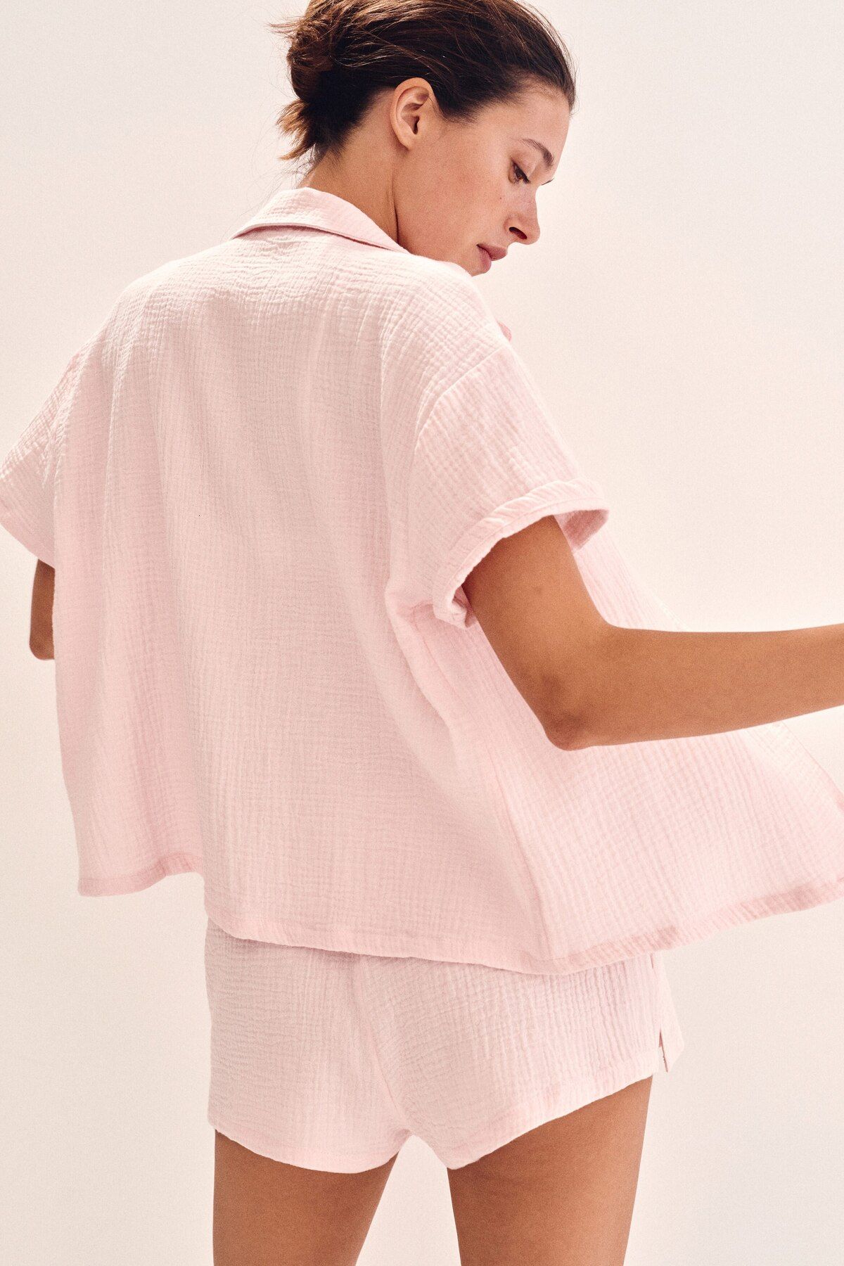 Pamuklu Muslin Pijama Takımı - 5