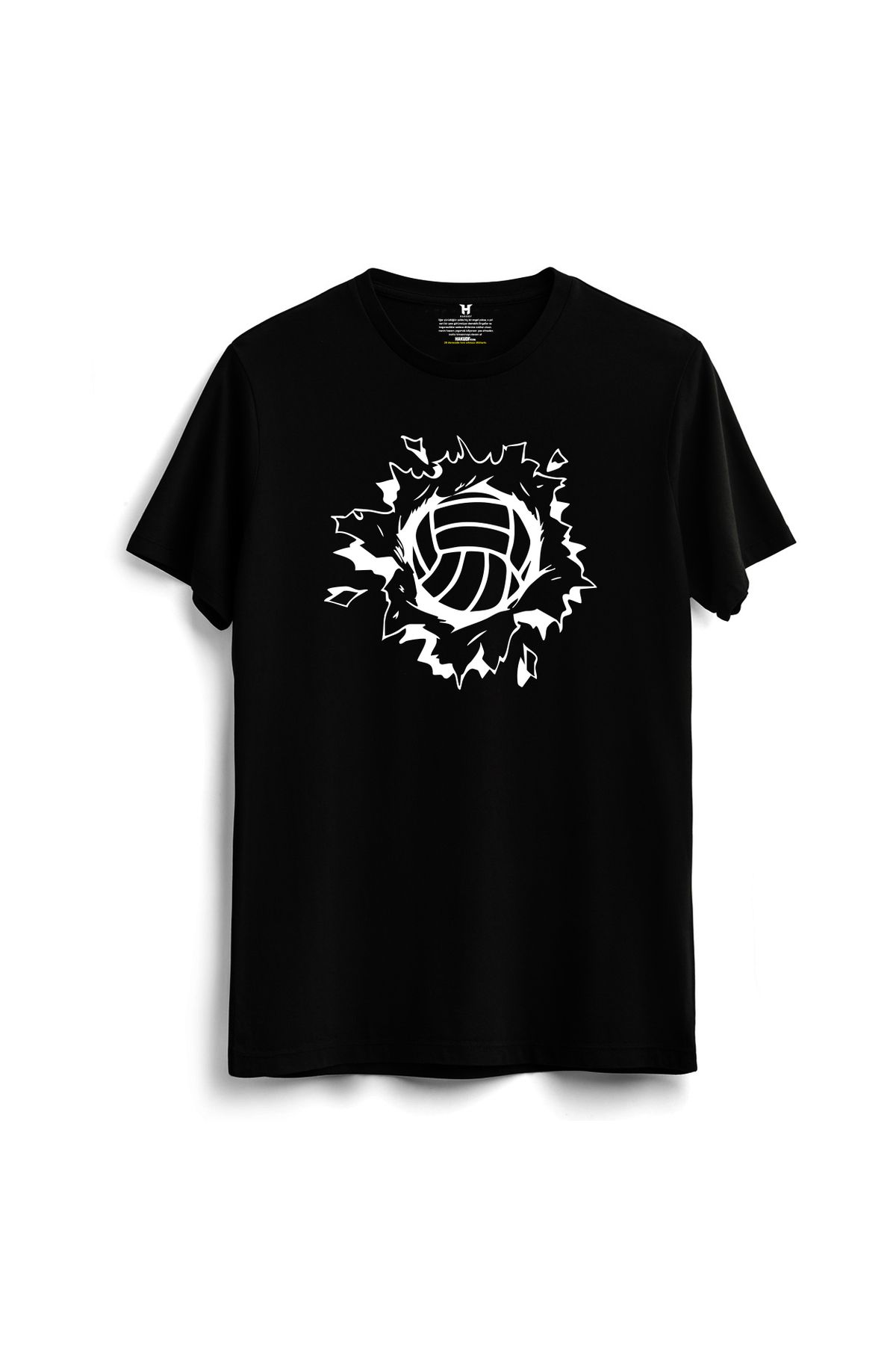 hakuof Baskılı Pamuklu Voleybol Antrenman Tişört Volleyball Design