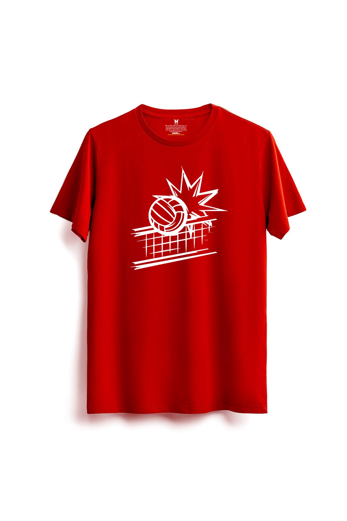 hakuof Pamuklu Voleybol Spor Tişörtü Volleyball Design