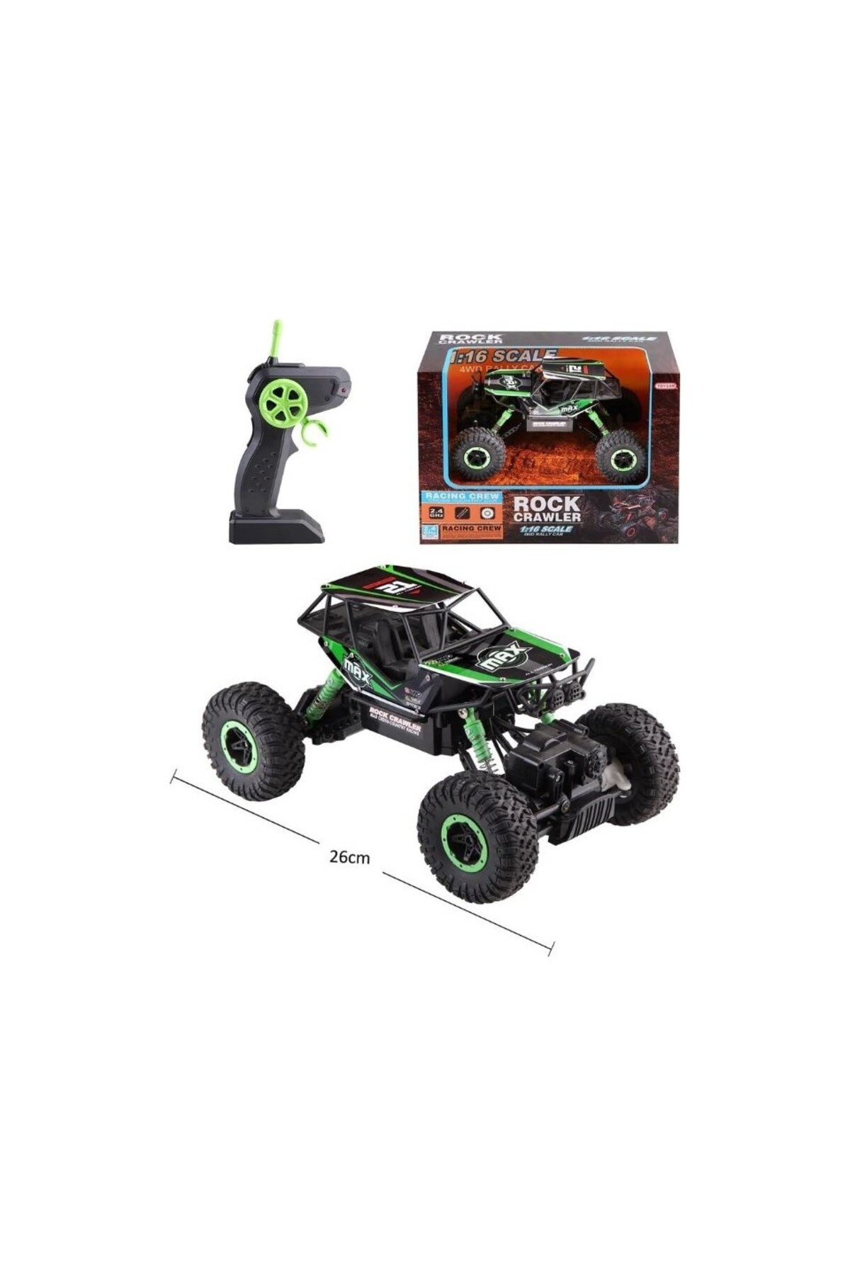 YVZ Uzaktan Kumandalı Araba 4x4 Rock Crawler Off Road Şarjlı