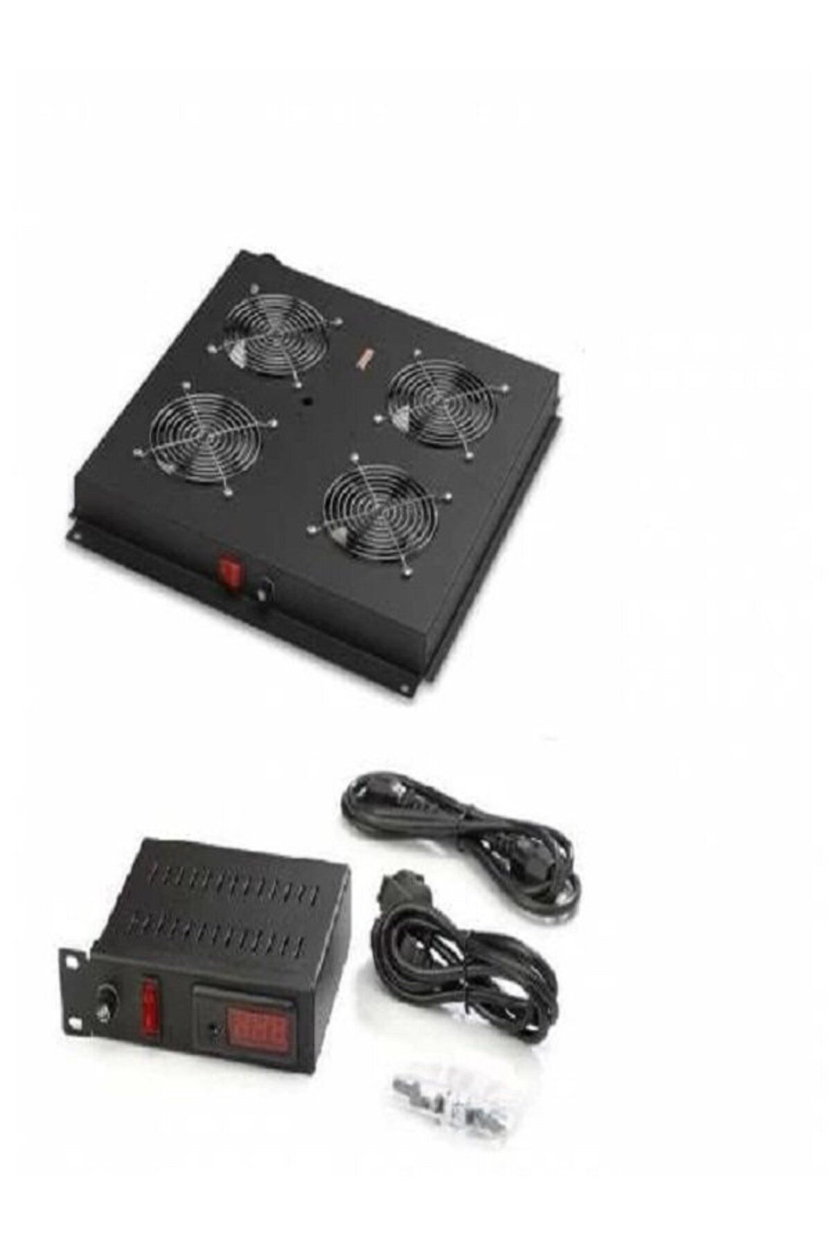 BESTRACK RACK KABİN 4 LÜ FAN MODÜLÜ TERMOSTATLI