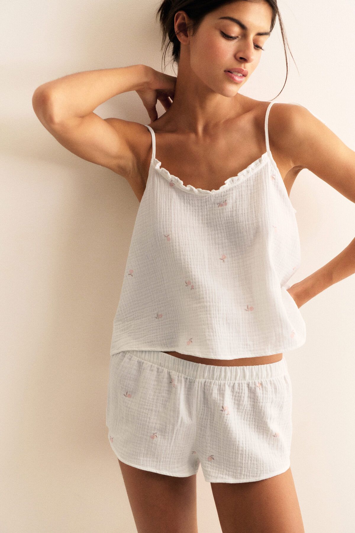 Pamuklu Muslin Pijama Takımı - 2