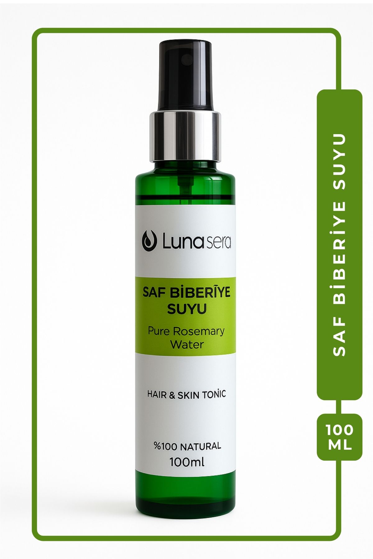 lunasera %100 Doğal Saf Biberiye Suyu 100 ml