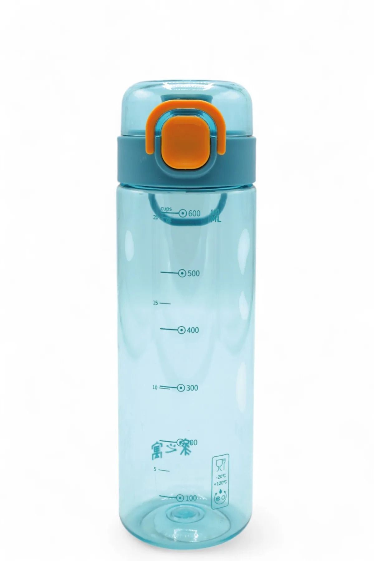 EKİBAR Pipetli Suluk - Askılı Suluk-Spor Matara 600ml