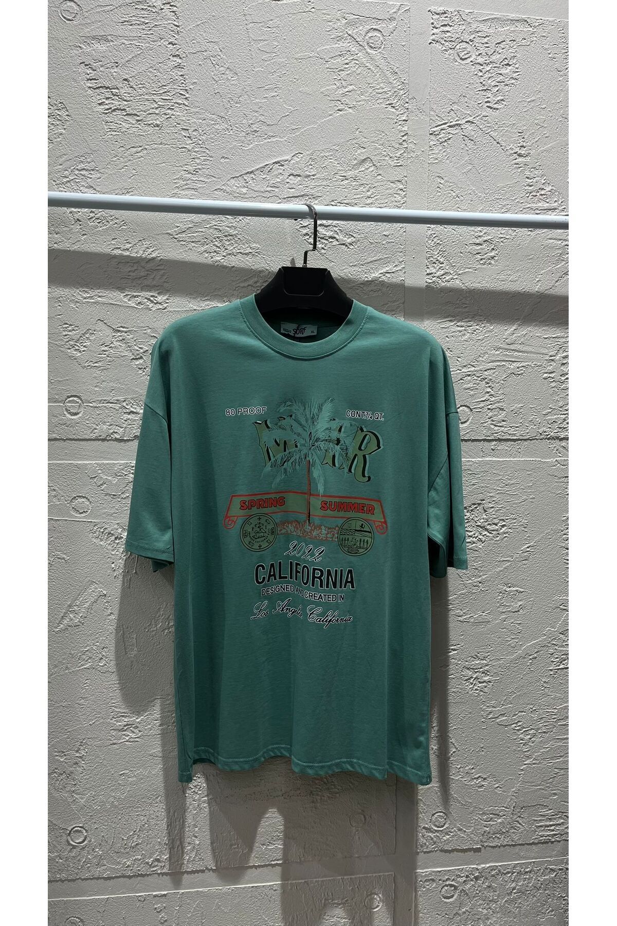 KAREA WEAR California Baskılı Oversize Unisex T-shirt