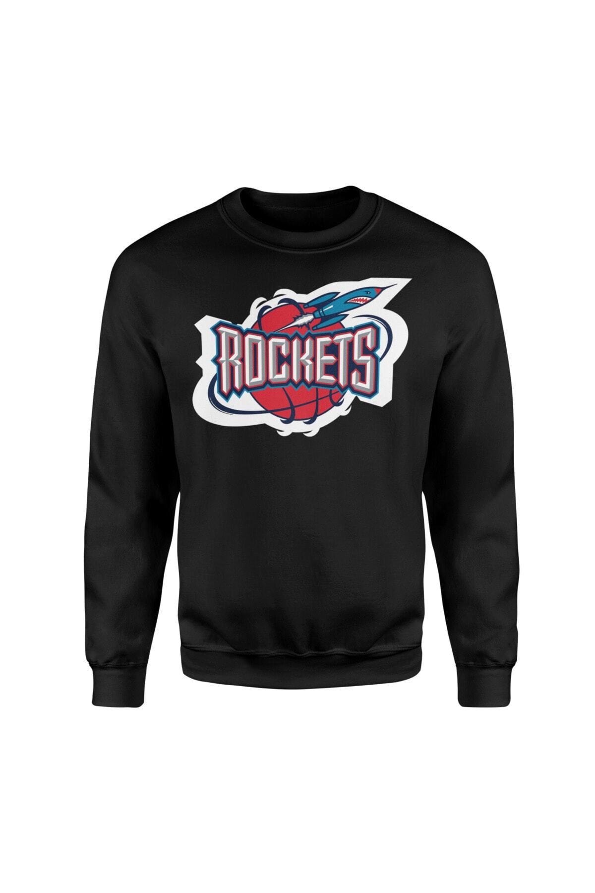 Pisa Art Houston Retro Siyah Sweatshirt