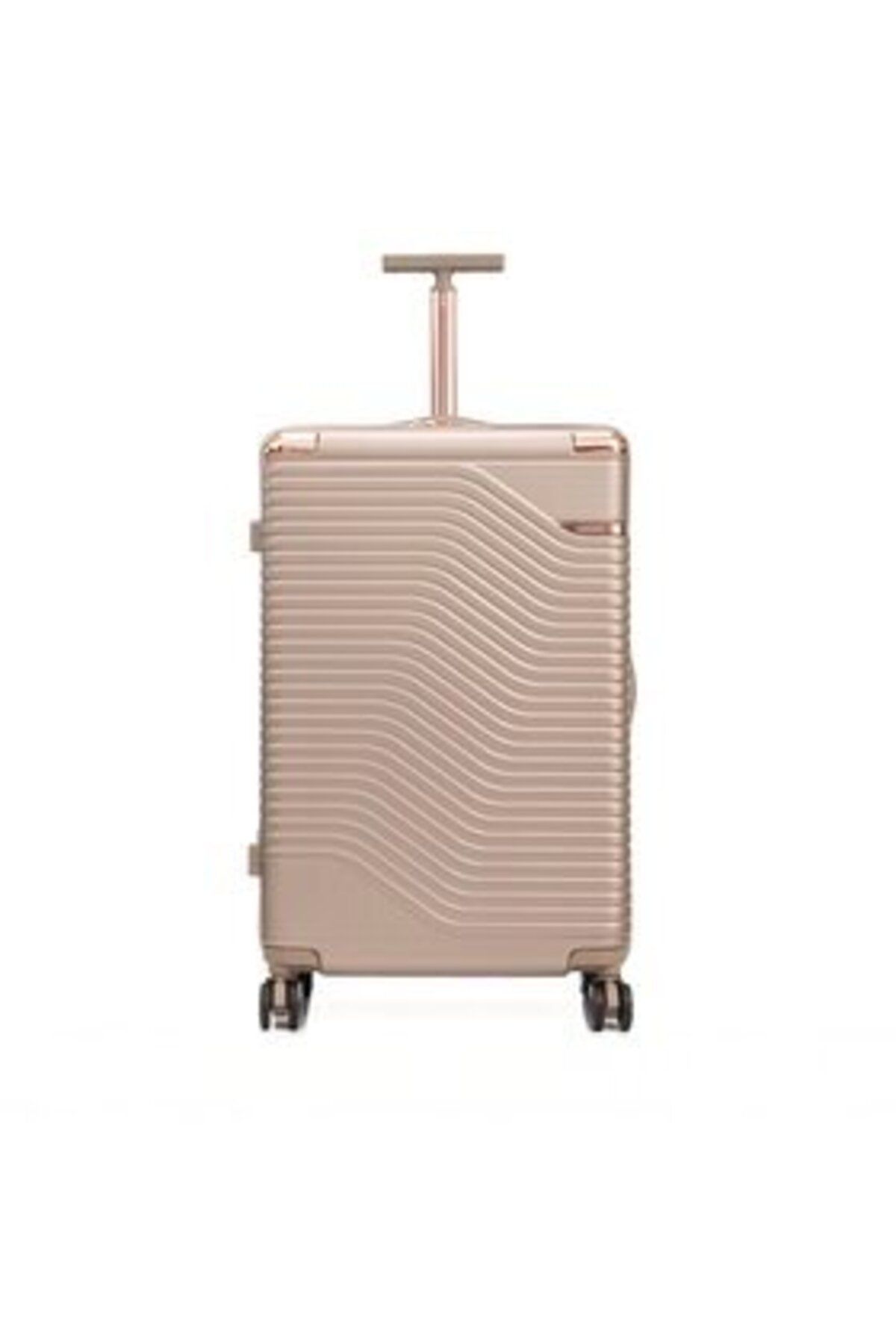 Semi Line-ladies large suitcase T5808-5 gold-coloured 1
