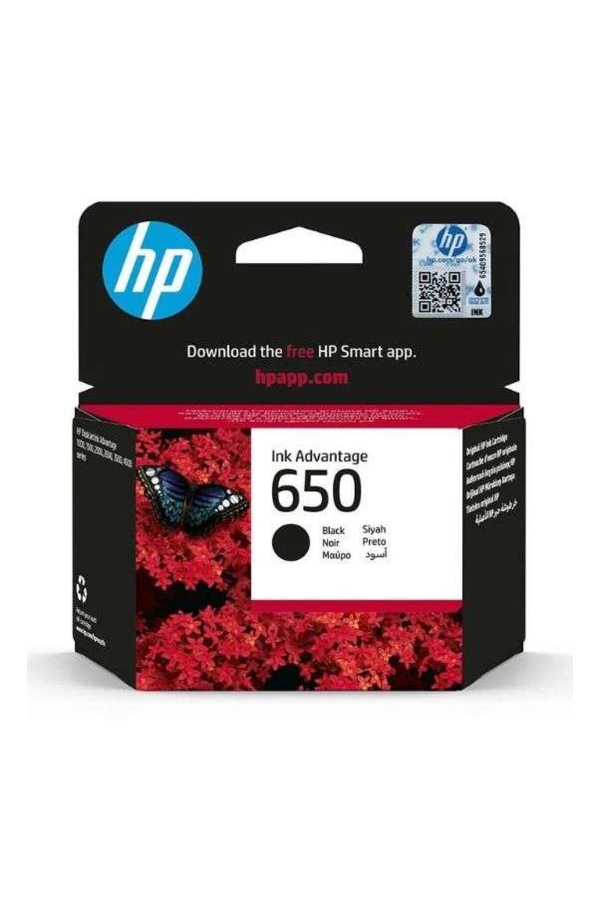 HP 650 Siyah Kartuş