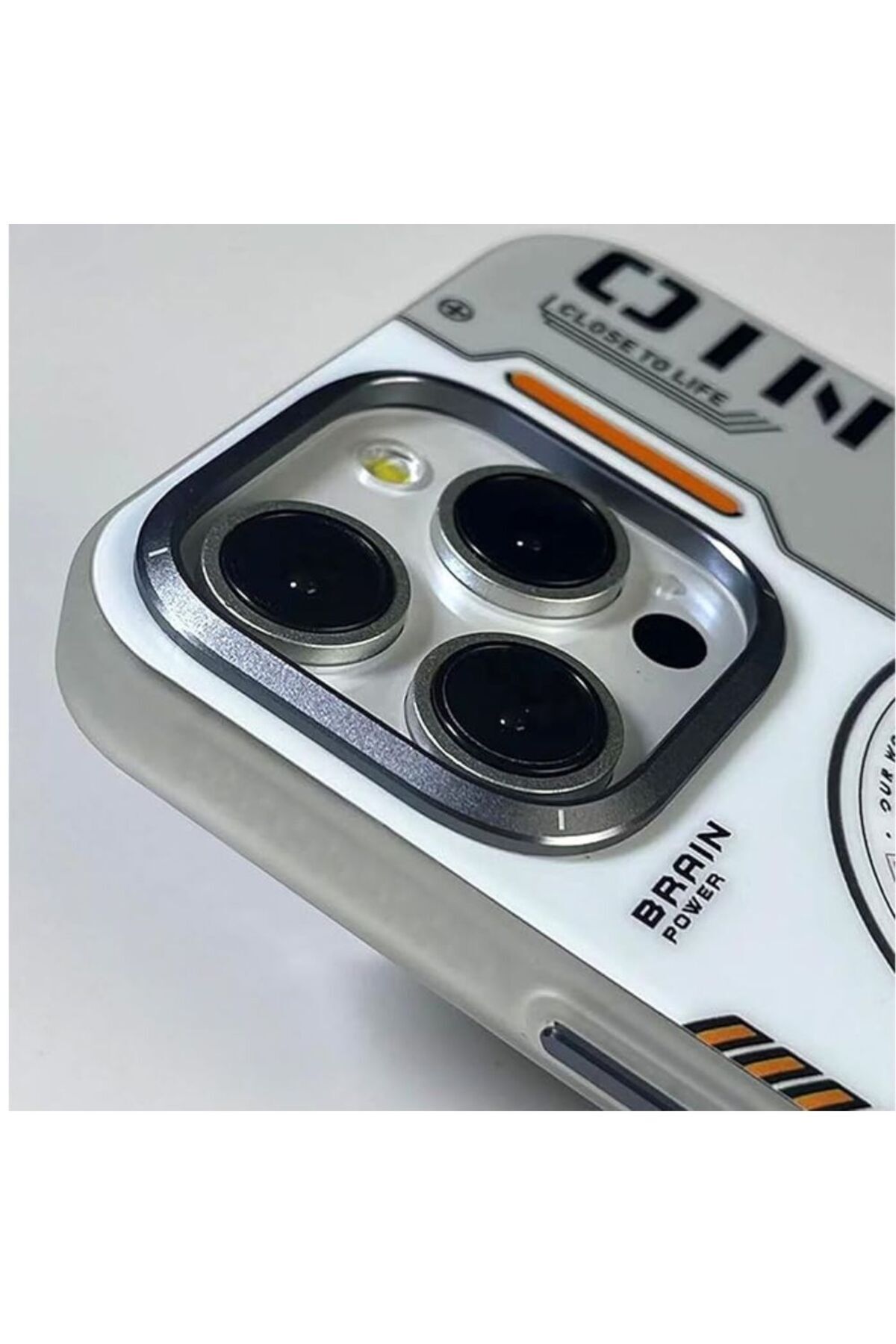 Gtech-Phone Case Cyberpunk / Sci-Fi, G-Tech, compatible with Apple iPhone 16 Pro Max, MagSafe, White 1
