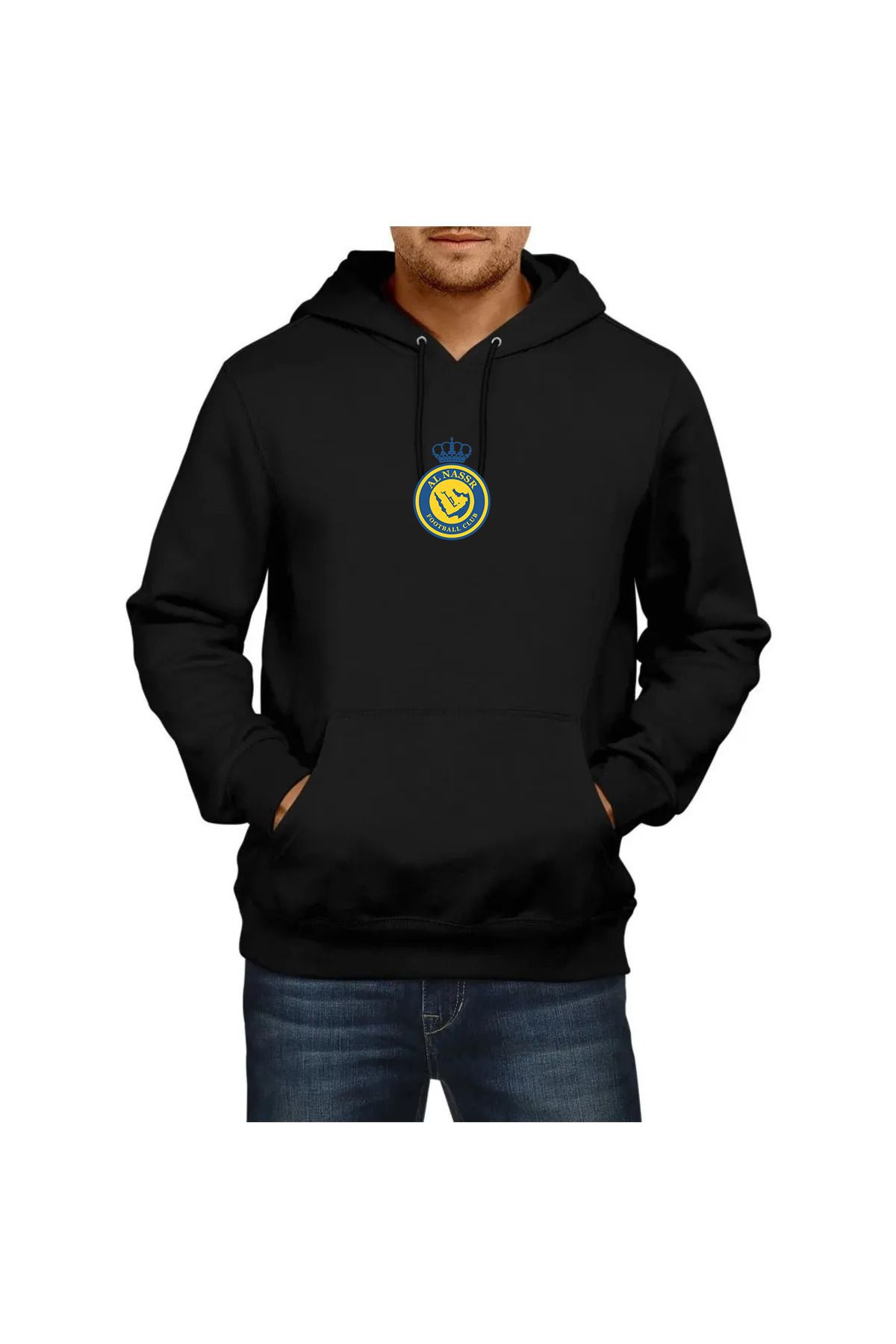 Pisa Art Al-Nassr X Cristiano Ronaldo Sırt Tasarımlı Kapşonlu Unisex Sweatshirt